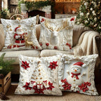 Capa de almofada para sofá, decoração para casa, presente de Ano Novo