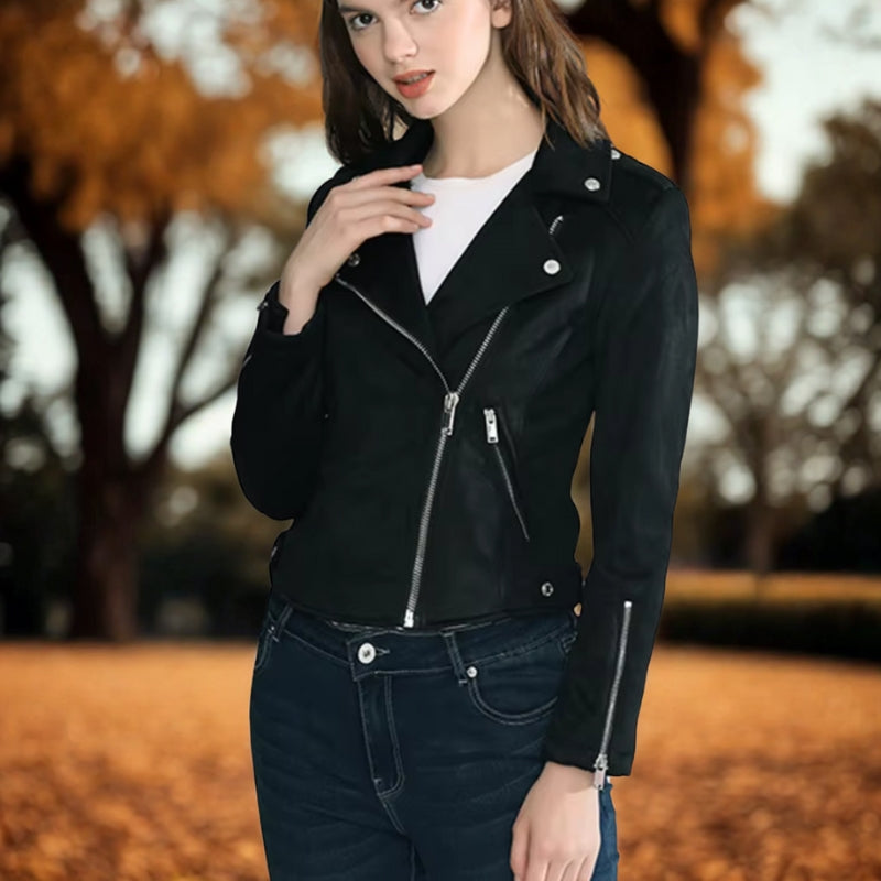 Jaqueta Feminina de Couro