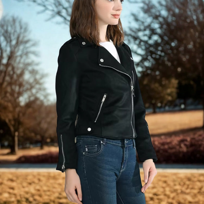 Jaqueta Feminina de Couro