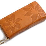 Carteira Feminina Couro Flor Sirlene