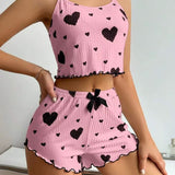Pijama Feminino Estampa de Amor