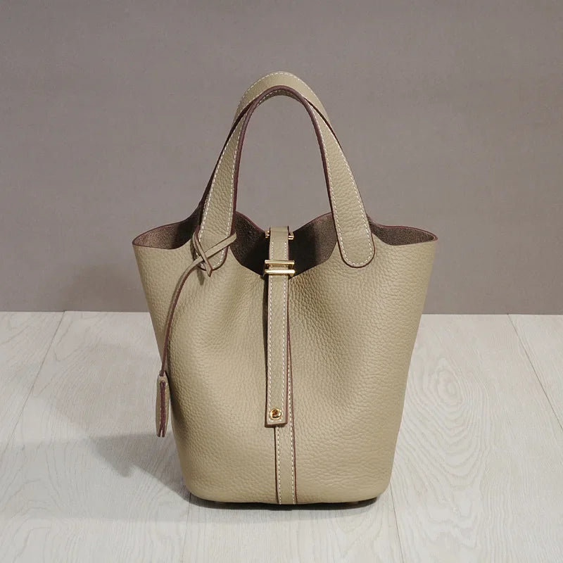 Bolsa Feminina De Couro legítimo Super Macia Dalva