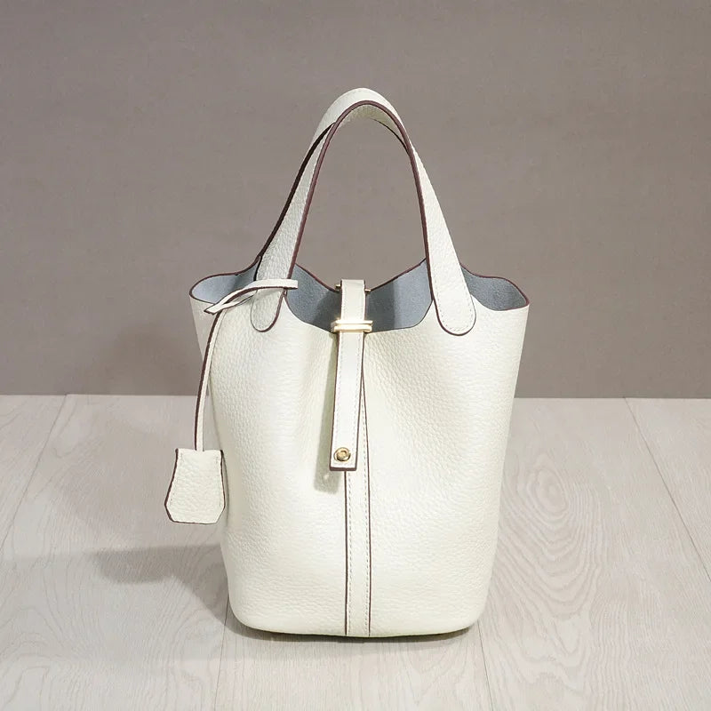 Bolsa Feminina De Couro legítimo Super Macia Dalva