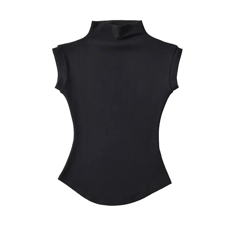 Blusa Feminina Gola Alta Yuna