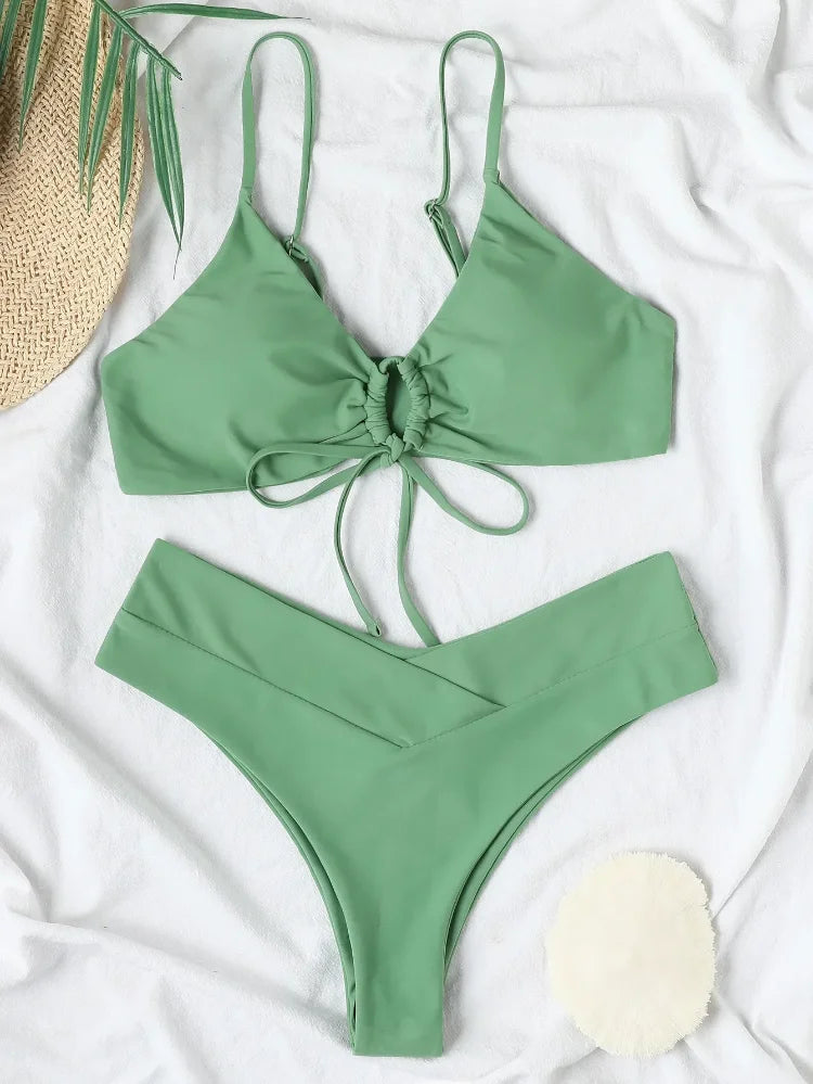 Biquíni feminino Sexy Verão Sania