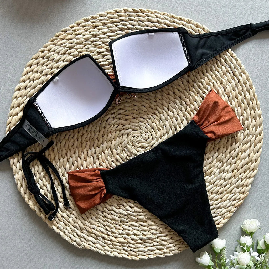 Biquíni Feminino Top Tubinho Monica