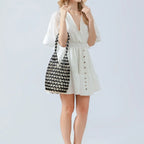 Bolsa Feminina de Madeira Vazado Raimara