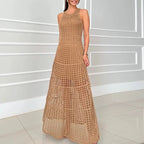 Vestidos Feminino malha vazada Anastacia