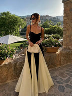 Vestido Feminino longo Elegante, plissado, costas nuas Luane