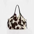 Bolsa Feminina Com Estampa de Vaca Estilosa