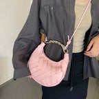 Bolsa Feminina de Luxo Americana De Couro Sintético