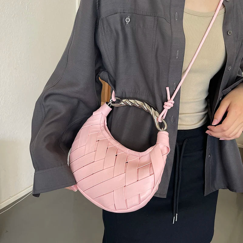 Bolsa Feminina de Luxo Americana De Couro Sintético