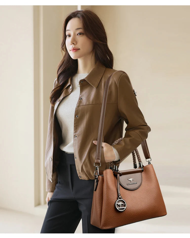 Bolsa Feminina Elegância Alta Qualidade Ziaara