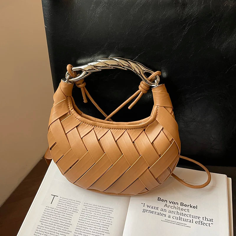 Bolsa Feminina de Luxo Americana De Couro Sintético