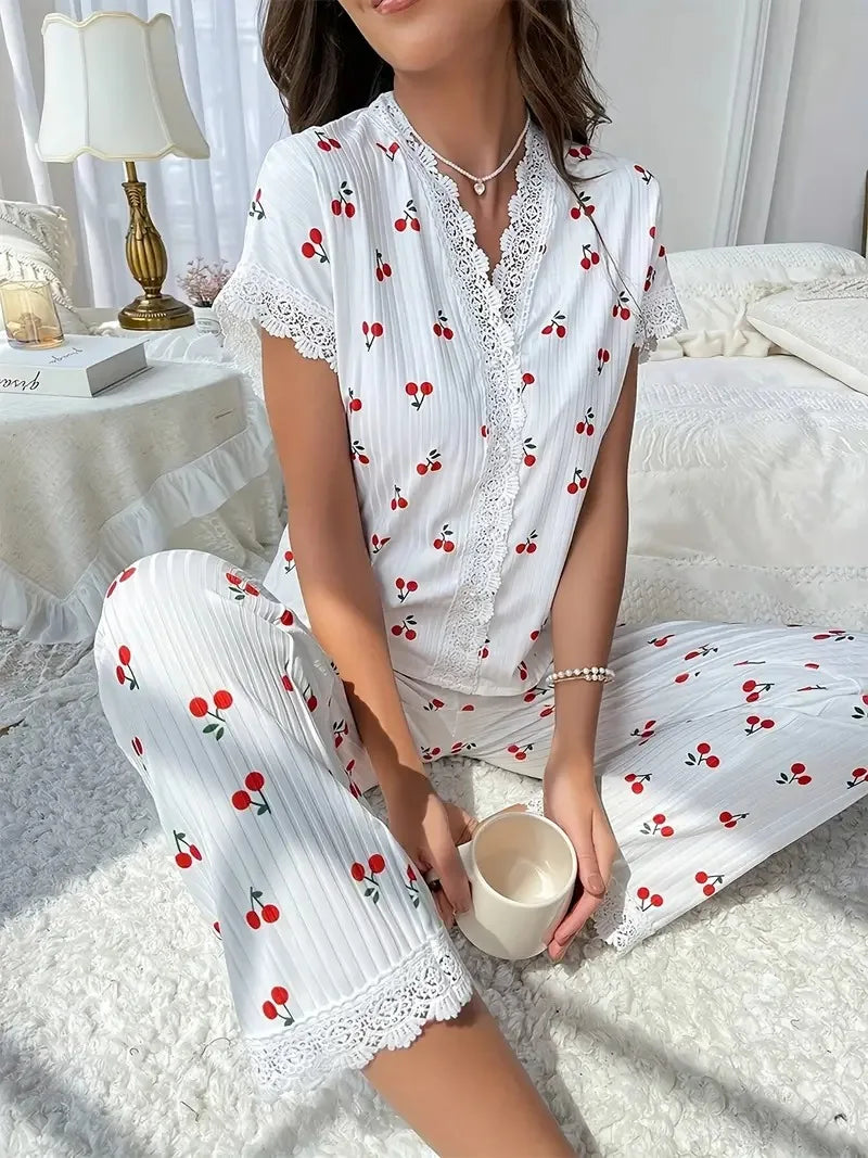 Conjunto Feminino Pijama de Verão Manuela
