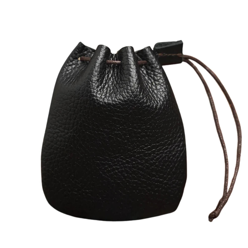 Porta Moeda De Corda Couro Legítimo Cibele