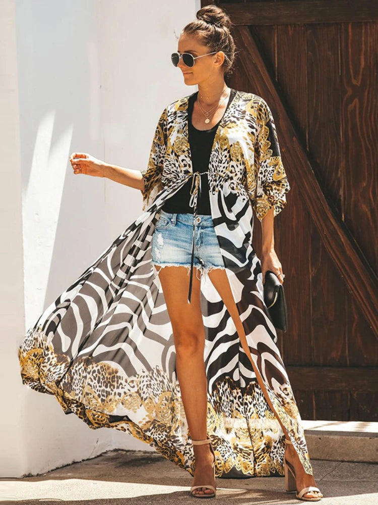 Saída de Praia Chiffon Nanda