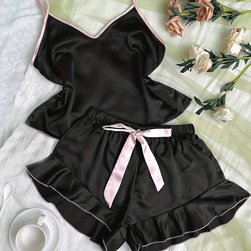 Pijama Feminino Cetim Liso Janaina