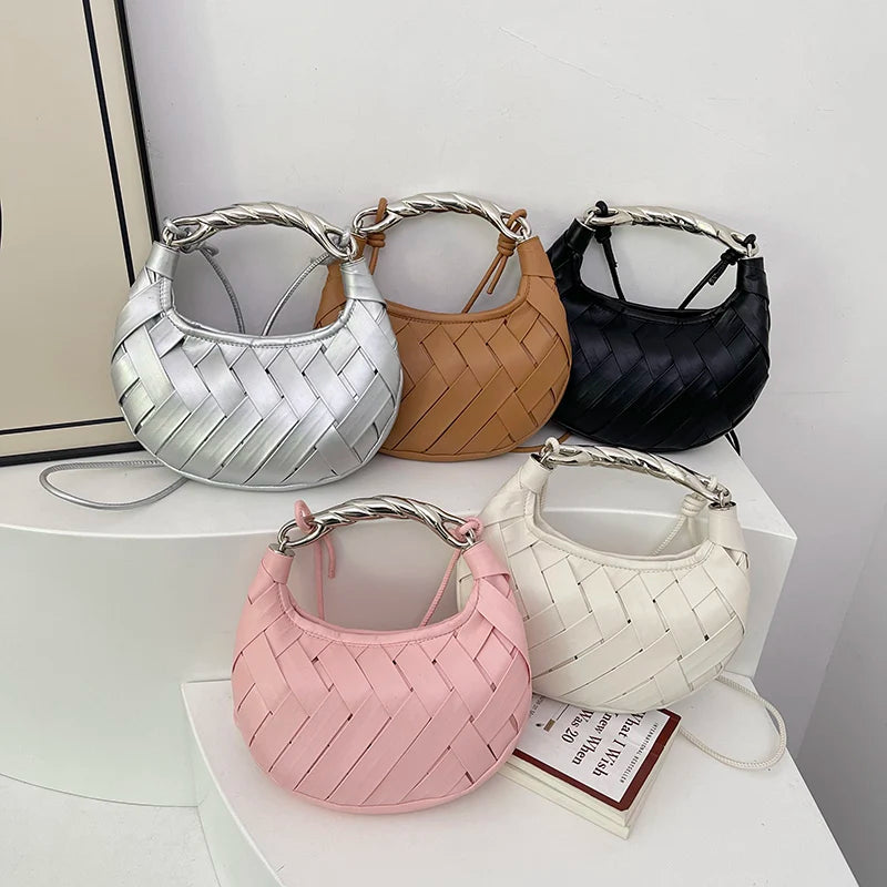 Bolsa Feminina de Luxo Americana De Couro Sintético