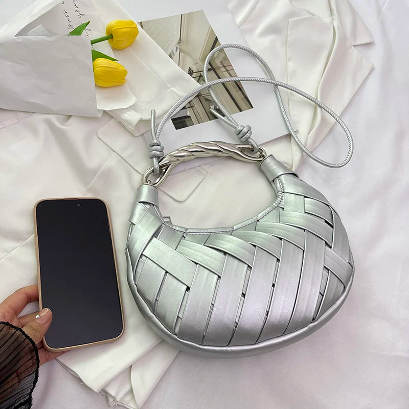 Bolsa Feminina de Luxo Americana De Couro Sintético