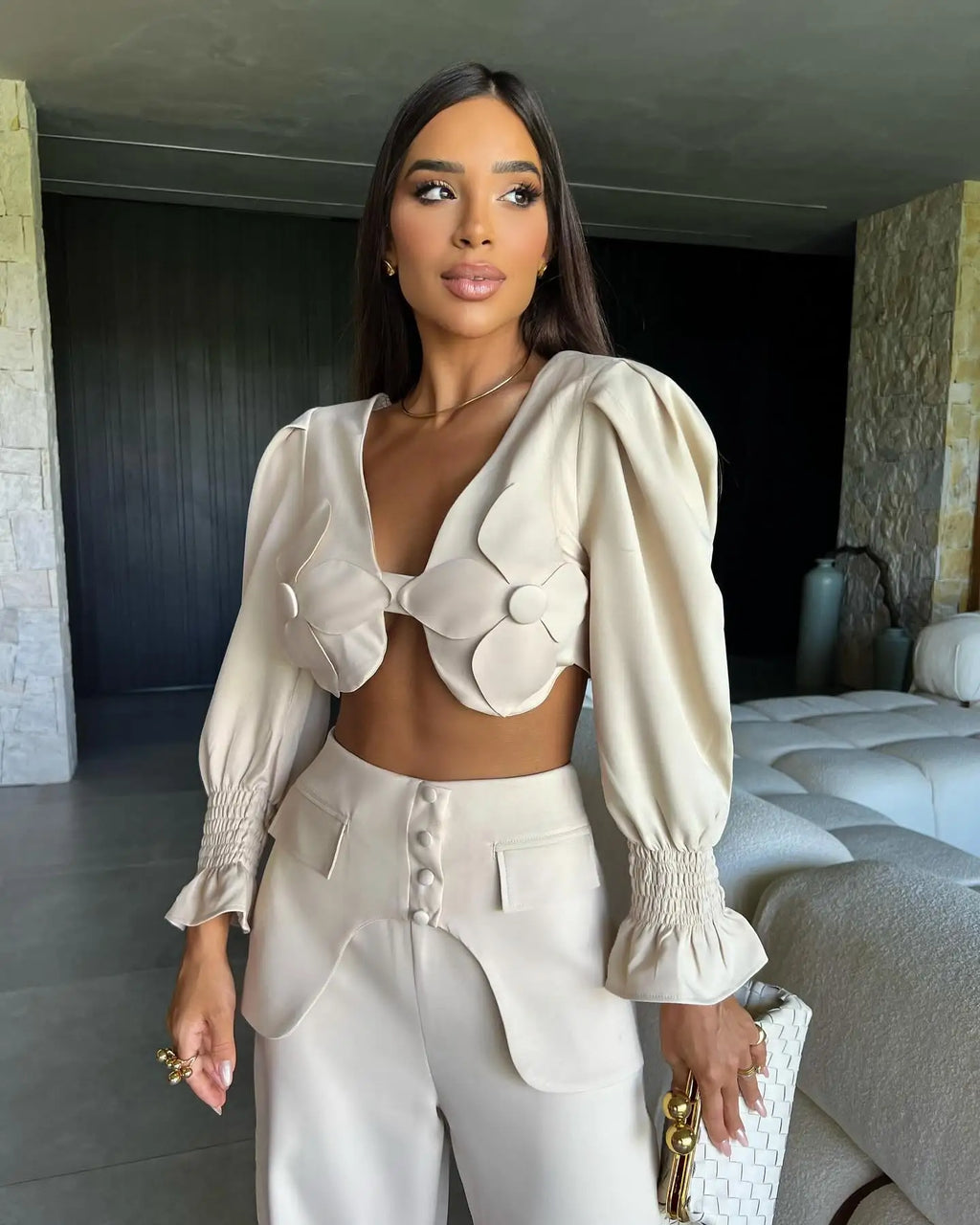 Conjunto Feminino elegante Anika