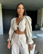 Conjunto Feminino elegante Anika