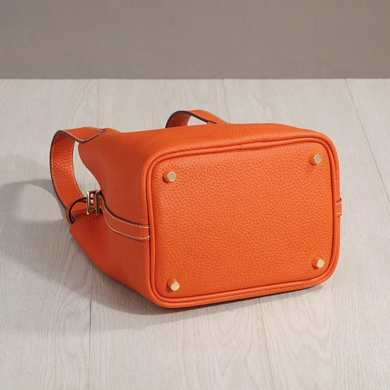 Bolsa Feminina De Couro legítimo Super Macia Dalva