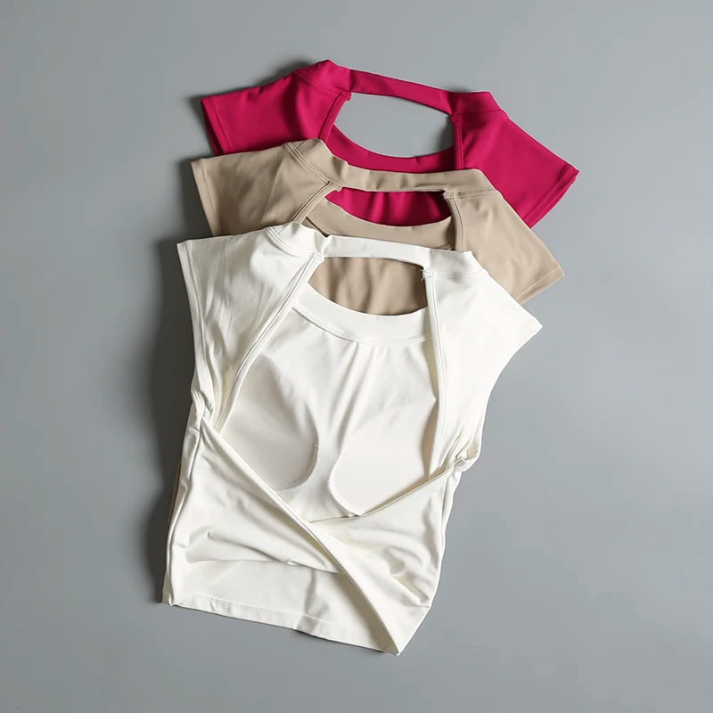 Top Feminino Crop com Bojo Emily