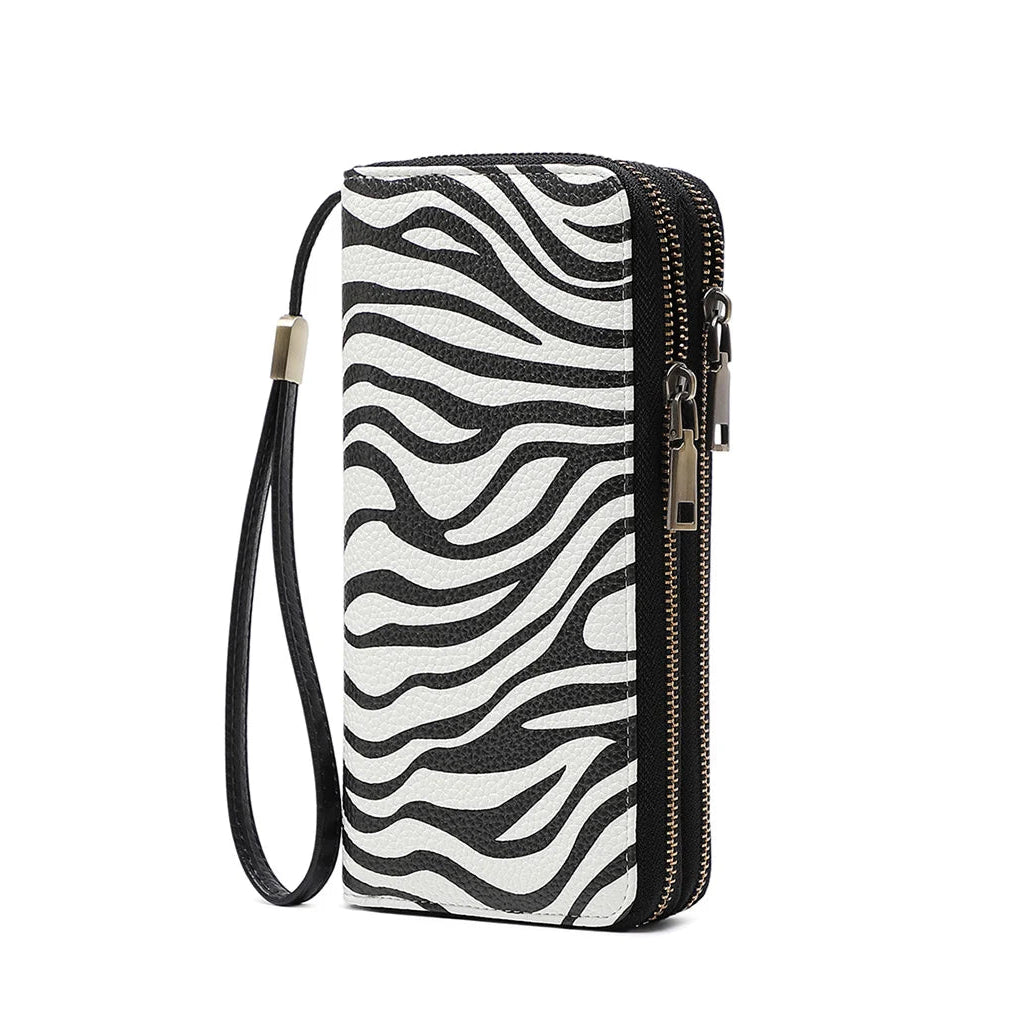 Carteira Feminina Com Zíper Duplo Lis