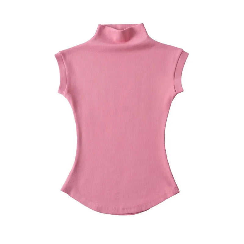 Blusa Feminina Gola Alta Yuna