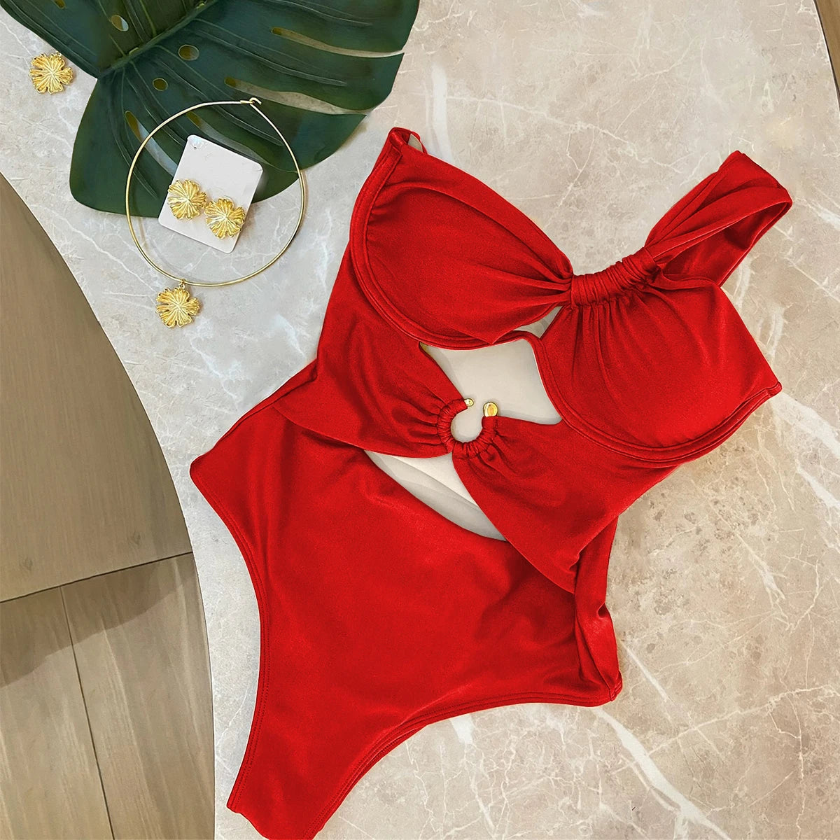 Maiô Feminino de Ombro Só Dandara