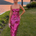 Vestido Tubinho de Lantejoulas Ariel
