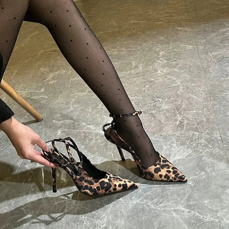 Sandália Feminina Leopardo Giselle