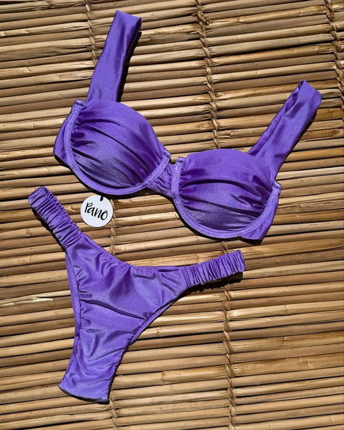 Biquíni Feminino Canelado Cintilante Beatriz