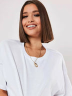 Top Feminino Manga Curta Valquíria