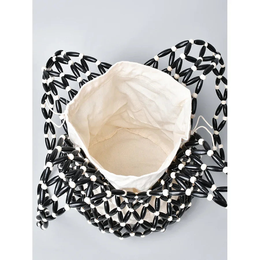 Bolsa Feminina de Madeira Vazado Raimara