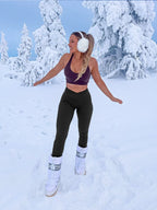 Leggings Feminina Fitness Cintura V