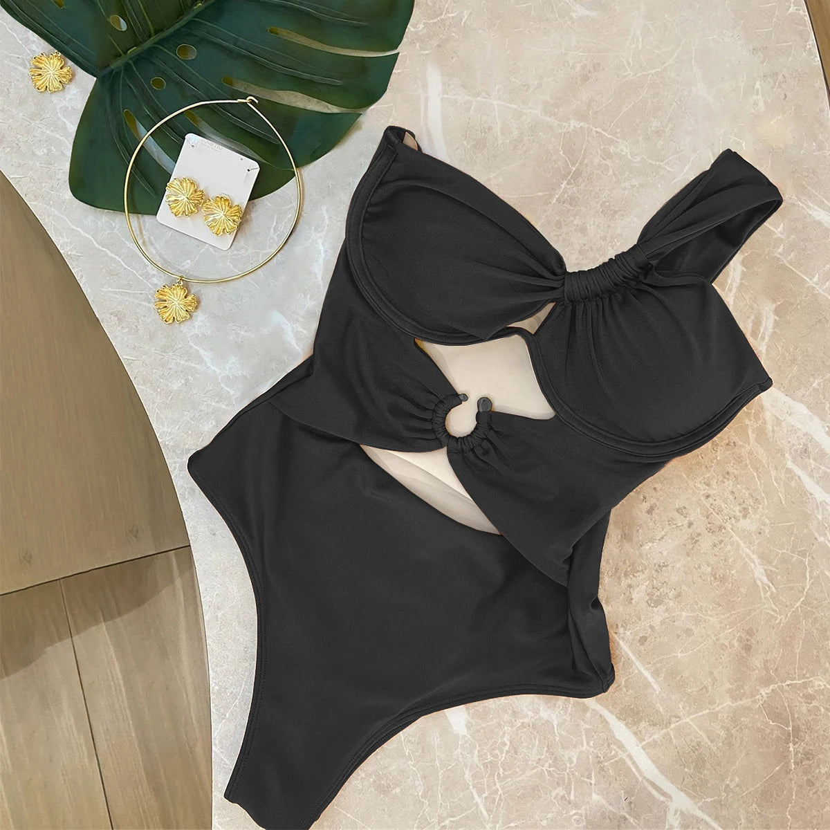 Maiô Feminino de Ombro Só Dandara