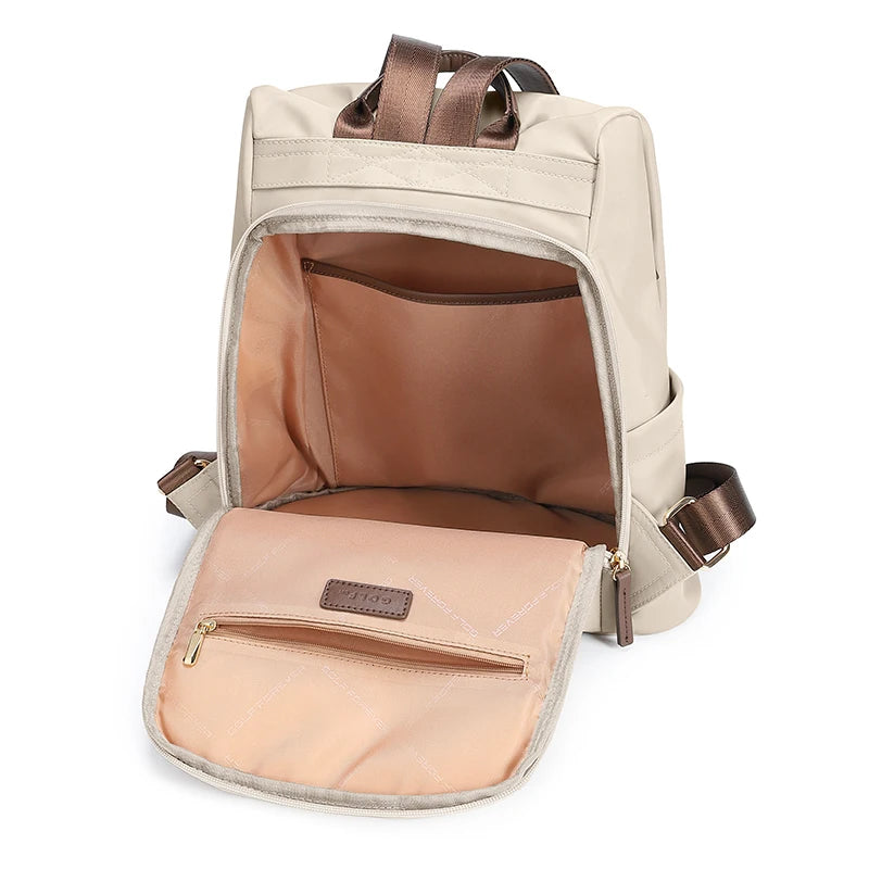 Mochila Feminina de Nylon Shofia