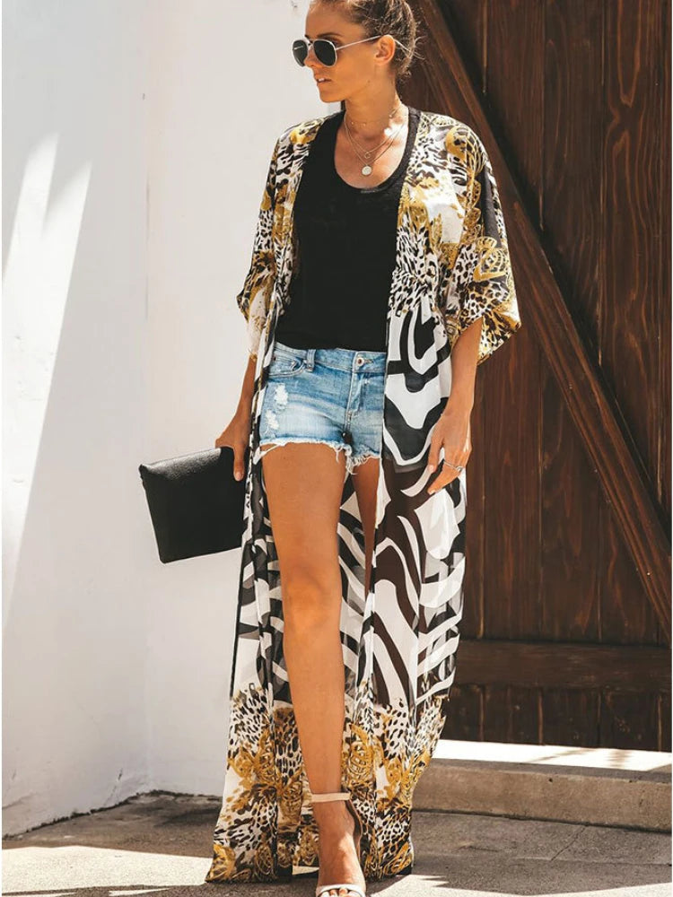Saída de Praia Chiffon Nanda