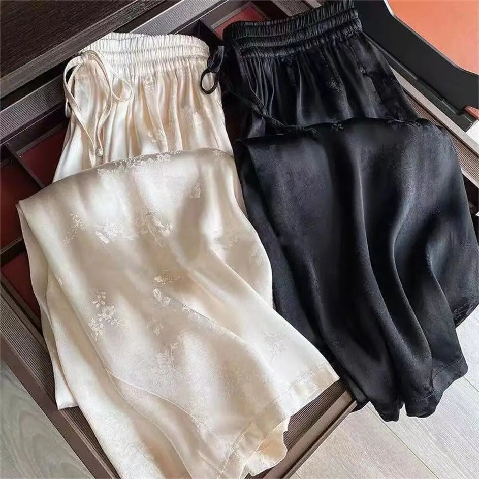 Calça Feminina de Cetim Tayla