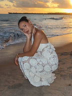 Saída de Praia de Renda Frente Única Zoe