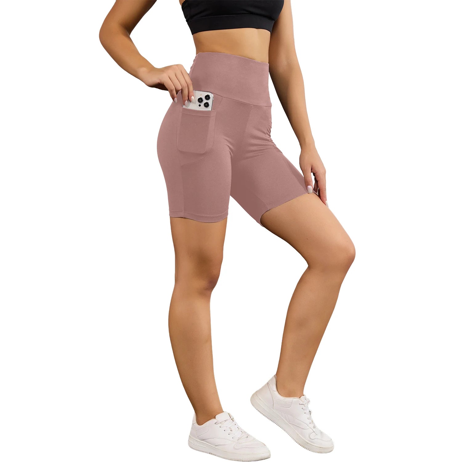 Shorts Feminino Com Bolso Lateral Iza