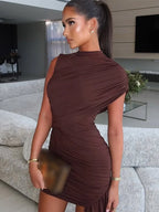 Vestido Feminino Plissado Eliana