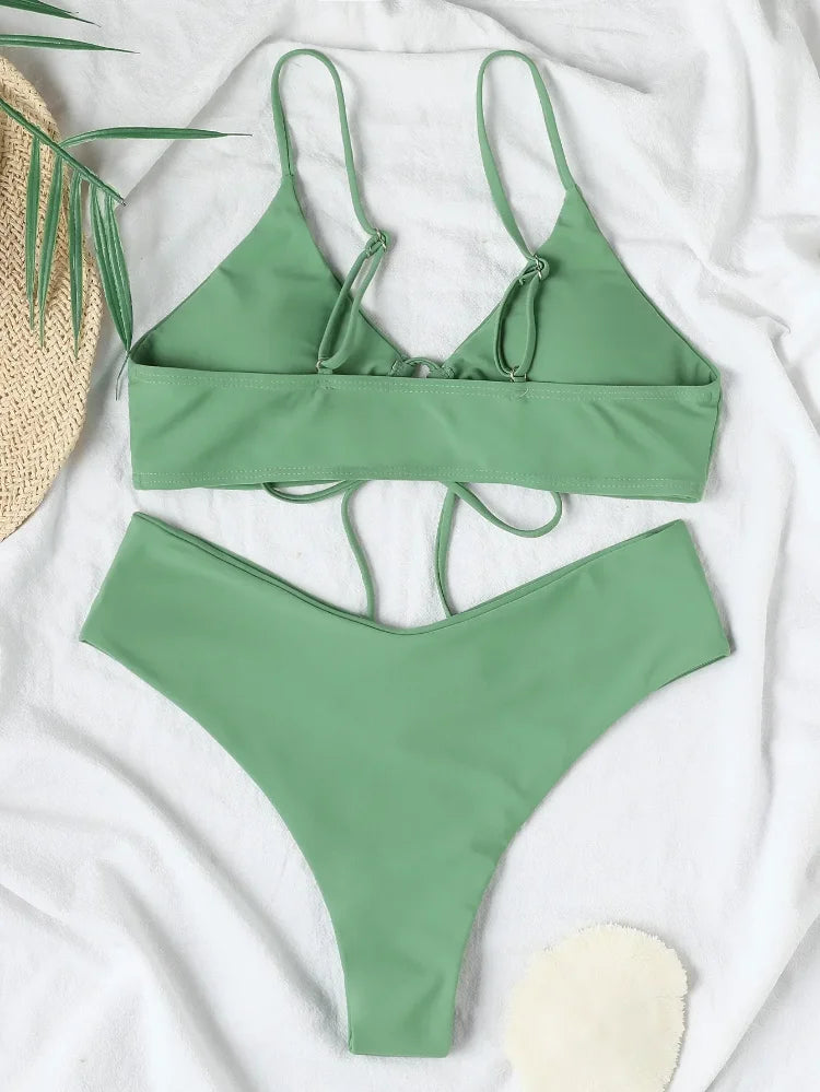 Biquíni feminino Sexy Verão Sania