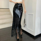 Saia Feminina de Paetê Brilhante Luna