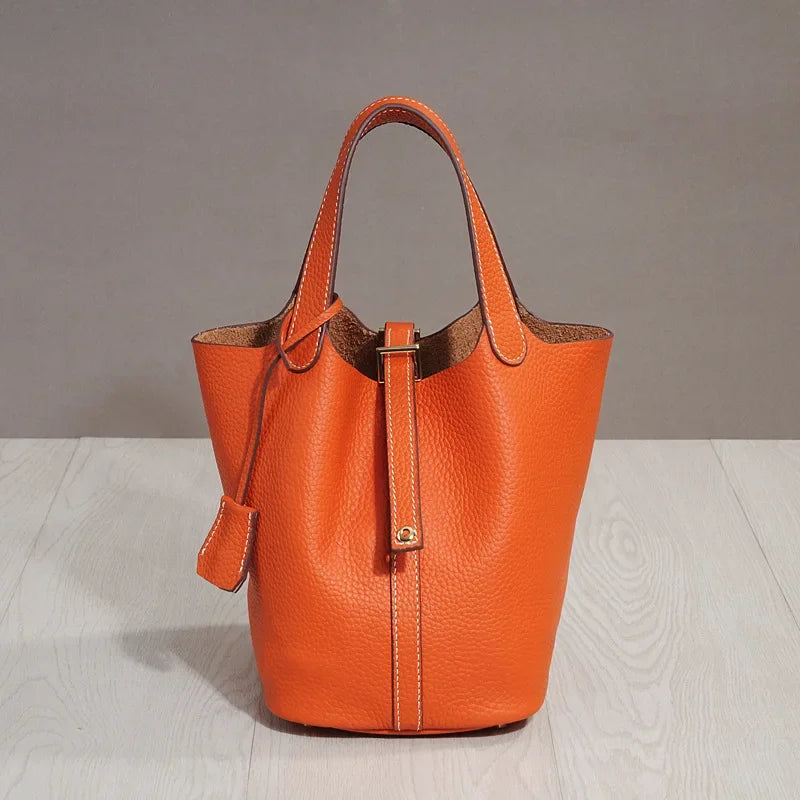 Bolsa Feminina De Couro legítimo Super Macia Dalva