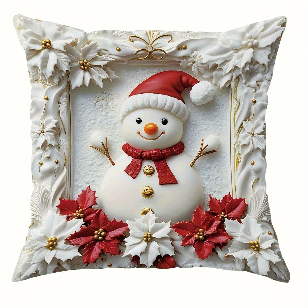 Capa de almofada para sofá, decoração para casa, presente de Ano Novo