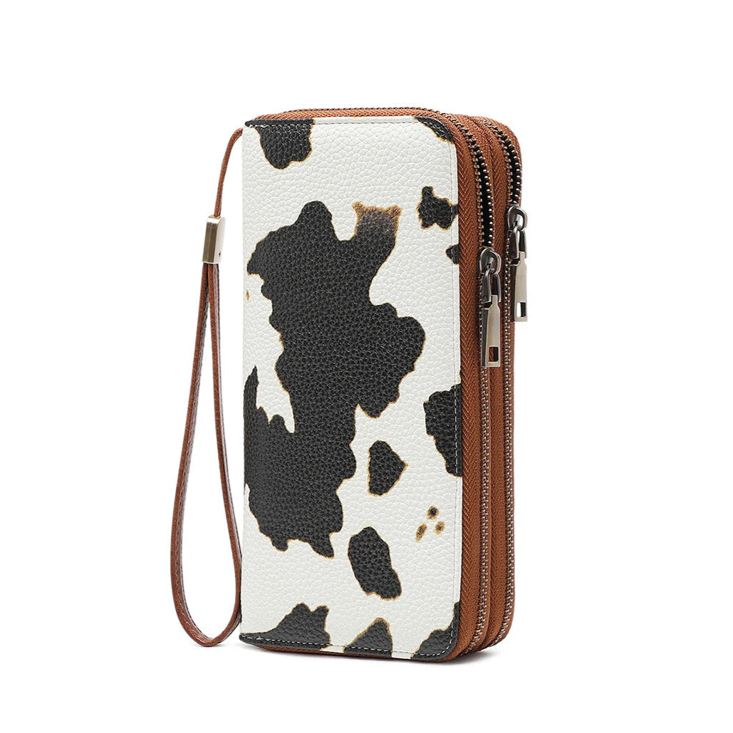 Carteira Feminina Com Zíper Duplo Lis