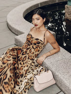 Vestido Feminino estampa de Leopardo Aquiris